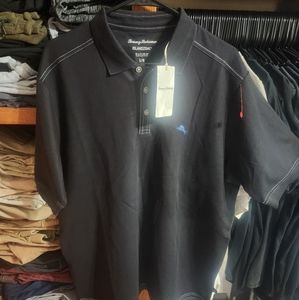 Men's Tommy Bahama Polo Size L Black/Blue